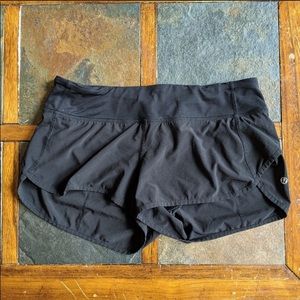 Black Lululemon Running shorts
